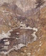 John Henry Twachtman Hemlock Pool oil on canvas